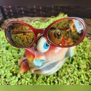 OLIVER PEOPLES Blithe MAT Glossy RED Brown Reading Sunnies FRAME ONLY 55mm L GUC s_wp_642f565e7dfcc2a2cfc15ff9.webp main image 4